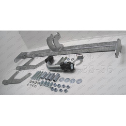 D040A GALIA Полностью оцинкованный фаркоп на Renault Sandero 2009-2014, Renault Sandero Stepway 2010-2014. Тип шара: A. Установка без снятия и выреза бампера. Нагрузки: 1200/75 к