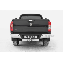 DFS-22-991124.00 PT GROUP Распродажа! Фаркоп с нержавеющей накладкой на Dongfeng DF6 2022- без подрезки бампера. Тип шара: E (легкосъемный шар под квадрат). Нагр