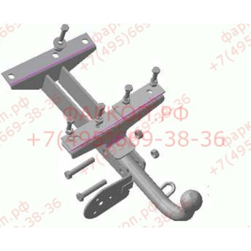 DW 04 AVTOS Фаркоп на Ravon Matiz 2015-2020, Daewoo Matiz 2000-2015. Необходима подрезка бампера. Тип шара: A. Нагрузки: 750/50 кг, масса фаркопа 12 кг (без электрики в комплекте)
