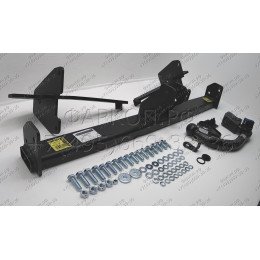F-069 STEINHOF Фаркоп на FIAT Doblo, в т.ч. Maxi, кроме CNG 2010-2022, Opel Combo L1,L2, кроме CNG 2012-2018 без подрезки бампера. Тип шара: AV (вертикальное быстросъемное крепле