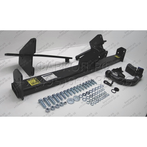 F-069 STEINHOF Фаркоп на FIAT Doblo, в т.ч. Maxi, кроме CNG 2010-2022, Opel Combo L1,L2, кроме CNG 2012-2018 без подрезки бампера. Тип шара: AV (вертикальное быстросъемное крепление шара на ключе). Нагрузки: 1500/75 кг, масса фаркопа 26,1 кг (без электрик