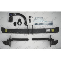 F-069 STEINHOF Фаркоп на FIAT Doblo, в т.ч. Maxi, кроме CNG 2010-2022, Opel Combo L1,L2, кроме CNG 2012-2018 без подрезки бампера. Тип шара: AV (вертикальное быстросъемное крепле