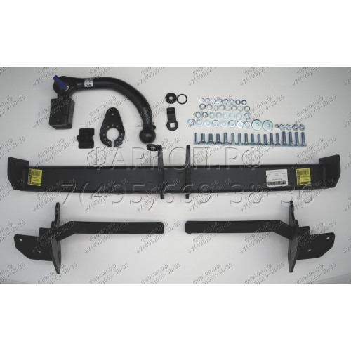 F-069 STEINHOF Фаркоп на FIAT Doblo, в т.ч. Maxi, кроме CNG 2010-2022, Opel Combo L1,L2, кроме CNG 2012-2018 без подрезки бампера. Тип шара: AV (вертикальное быстросъемное крепление шара на ключе). Нагрузки: 1500/75 кг, масса фаркопа 26,1 кг (без электрик
