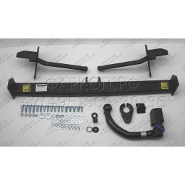 F-069 STEINHOF Фаркоп на FIAT Doblo, в т.ч. Maxi, кроме CNG 2010-2022, Opel Combo L1,L2, кроме CNG 2012-2018 без подрезки бампера. Тип шара: AV (вертикальное быстросъемное крепле