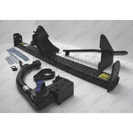 F-069 STEINHOF Фаркоп на FIAT Doblo, в т.ч. Maxi, кроме CNG 2010-2022, Opel Combo L1,L2, кроме CNG 2012-2018 без подрезки бампера. Тип шара: AV (вертикальное быстросъемное крепле