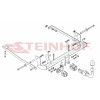 F-146 STEINHOF Фаркоп на Peugeot 807 2002-2014, FIAT Ulysse 2002-2011, Citroen C8 2002-2014, Lancia Phedra 2002-2010. Требуется подрезка бампера. Тип шара: AH (горизонтальное быстросъемное крепление шара на ключе). Нагрузки: 1900/100 кг, масса фаркопа 18,