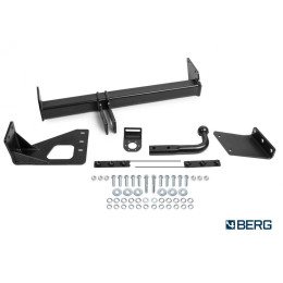 F.4112.001 BERG Фаркоп на Nissan X-Trail T31 2007-2015 без подрезки бампера. Тип шара: A. Нагрузки: 1500/75 кг, масса фаркопа 9,5 кг (без электрики в комплекте)