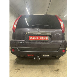 F.4112.001 BERG Фаркоп на Nissan X-Trail T31 2007-2015 без подрезки бампера. Тип шара: A. Нагрузки: 1500/75 кг, масса фаркопа 9,5 кг (без электрики в комплекте)