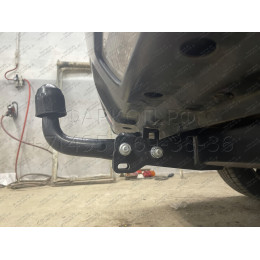 F.4112.001 BERG Фаркоп на Nissan X-Trail T31 2007-2015 без подрезки бампера. Тип шара: A. Нагрузки: 1500/75 кг, масса фаркопа 9,5 кг (без электрики в комплекте)