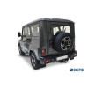 F.6312.002 BERG Фаркоп на UAZ Hunter 2003-, UAZ 469 1972-1985, 2010-2011, UAZ 3151/31512 1985-2013 без подрезки бампера. Тип шара: E. Нагрузки: 1000/75 кг, масса фаркопа 13,5 кг (без электрики в комплекте)