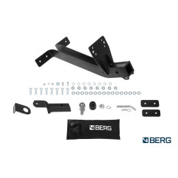 F.6312.002 BERG Фаркоп на UAZ Hunter 2003-, UAZ 469 1972-1985, 2010-2011, UAZ 3151/31512 1985-2013 без подрезки бампера. Тип шара: E. Нагрузки: 1000/75 кг, масса фаркопа 13,5 кг (без электр