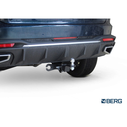 F.9416.002 BERG Фаркоп на Haval F7 2024-, Haval F7х 2025- без снятия и подрезки бампера. Тип шара: E. Нагрузки: 1500/75 кг, масса фаркопа 20,9 кг (без электрики в комплекте)