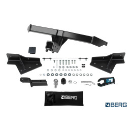 F.9416.002 BERG Фаркоп на Haval F7 2024-, Haval F7х 2025- без снятия и подрезки бампера. Тип шара: E. Нагрузки: 1500/75 кг, масса фаркопа 20,9 кг (без электрики в комплек