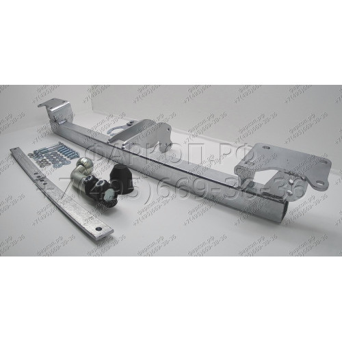 F129A GALIA Полностью оцинкованный фаркоп на Ford Transit Connect 2014-2022, Ford Tourneo Connect 2014-2022. Подрозетник убирается за бампер. Тип шара: A. Установка без выреза бампера. Нагрузки: 1400/80 кг, масса фаркопа 13,72 кг