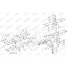 FA 0230-E Бизон Фаркоп на Kia Sorento Prime 2015-2020, Hyundai Santa Fe 2018-2021 без подрезки бампера. Тип шара: E (легкосъемный шар под квадрат). Нагрузки: 2500/120 кг. Не комплектуется электрикой