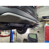 FA 0230-E Бизон Фаркоп на Kia Sorento Prime 2015-2020, Hyundai Santa Fe 2018-2021 без подрезки бампера. Тип шара: E (легкосъемный шар под квадрат). Нагрузки: 2500/120 кг. Не комплектуется электрикой