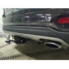 FA 0230-E Бизон Фаркоп на Kia Sorento Prime 2015-2020, Hyundai Santa Fe 2018-2021 без подрезки бампера. Тип шара: E (легкосъемный шар под квадрат). Нагрузки: 2500/120 кг. Не комплектуется электрикой