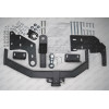 FA 0230-E Бизон Фаркоп на Kia Sorento Prime 2015-2020, Hyundai Santa Fe 2018-2021 без подрезки бампера. Тип шара: E (легкосъемный шар под квадрат). Нагрузки: 2500/120 кг. Не комплектуется электрикой