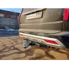 FA 0290-E Бизон Фаркоп на Mitsubishi Pajero Sport III рестайлинг 2021- без подрезки бампера. Тип шара: E (легкосъемный шар под квадрат). Нагрузки: 3200/120 кг. Не комплектуется электрикой