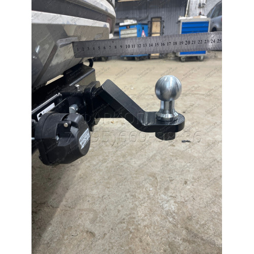 FA 0290-E Бизон Фаркоп на Mitsubishi Pajero Sport III рестайлинг 2021- без подрезки бампера. Тип шара: E (легкосъемный шар под квадрат). Нагрузки: 3200/120 кг. Не комплектуется электрикой