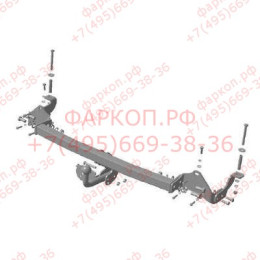 FA 02 AVTOS Фаркоп на FIAT Doblo 2001-2010. Необходима подрезка бампера. Тип шара: A. Нагрузки: 1200/75 кг, масса фаркопа 17,5 кг (без электрики в комплекте)