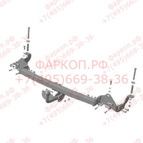 FA 02 AVTOS Фаркоп на FIAT Doblo 2001-2010. Необходима подрезка бампера. Тип шара: A. Нагрузки: 1200/75 кг, масса фаркопа 17,5 кг (без электрики в комплекте)
