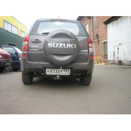 FA 0375-E Бизон Фаркоп на Suzuki Grand Vitara II 5 дверей 2005-2015. Требуется подрезка бампера. Тип шара: E (легкосъемный шар под квадрат). Нагрузки: 2600/120 кг. Не 