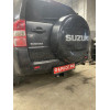 FA 0375-E Бизон Фаркоп на Suzuki Grand Vitara II 5 дверей 2005-2015. Требуется подрезка бампера. Тип шара: E (легкосъемный шар под квадрат). Нагрузки: 2600/120 кг. Не комплектуется электрикой
