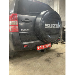 FA 0375-E Бизон Фаркоп на Suzuki Grand Vitara II 5 дверей 2005-2015. Требуется подрезка бампера. Тип шара: E (легкосъемный шар под квадрат). Нагрузки: 2600/120 кг. Не 