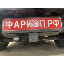 FA 0375-E Бизон Фаркоп на Suzuki Grand Vitara II 5 дверей 2005-2015. Требуется подрезка бампера. Тип шара: E (легкосъемный шар под квадрат). Нагрузки: 2600/120 кг. Не 