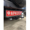 FA 0375-E Бизон Фаркоп на Suzuki Grand Vitara II 5 дверей 2005-2015. Требуется подрезка бампера. Тип шара: E (легкосъемный шар под квадрат). Нагрузки: 2600/120 кг. Не комплектуется электрикой