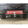 FA 0375-E Бизон Фаркоп на Suzuki Grand Vitara II 5 дверей 2005-2015. Требуется подрезка бампера. Тип шара: E (легкосъемный шар под квадрат). Нагрузки: 2600/120 кг. Не комплектуется электрикой