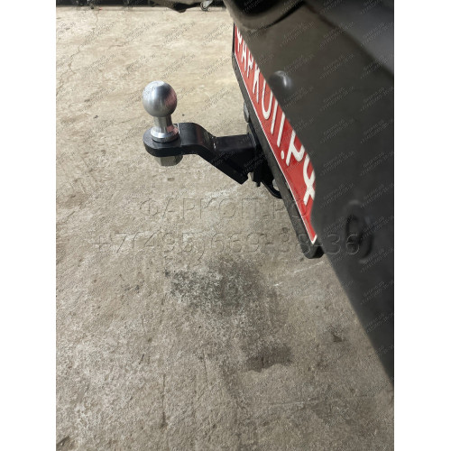 FA 0375-E Бизон Фаркоп на Suzuki Grand Vitara II 5 дверей 2005-2015. Требуется подрезка бампера. Тип шара: E (легкосъемный шар под квадрат). Нагрузки: 2600/120 кг. Не комплектуется электрикой