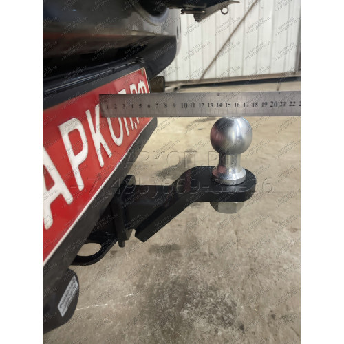 FA 0375-E Бизон Фаркоп на Suzuki Grand Vitara II 5 дверей 2005-2015. Требуется подрезка бампера. Тип шара: E (легкосъемный шар под квадрат). Нагрузки: 2600/120 кг. Не комплектуется электрикой