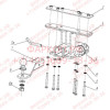 FA 0412-E Бизон Фаркоп на Nissan Pathfinder R51 2004-2014. Требуется подрезка бампера. Тип шара: E (легкосъемный шар под квадрат). Нагрузки: 2300/120 кг. Не комплектуется электрикой
