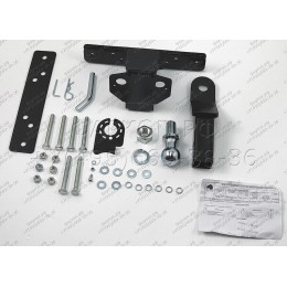 FA 0412-E Бизон Фаркоп на Nissan Pathfinder R51 2004-2014. Требуется подрезка бампера. Тип шара: E (легкосъемный шар под квадрат). Нагрузки: 2300/120 кг. Не комплект