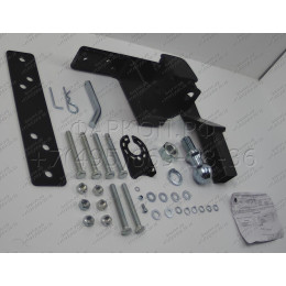 FA 0412-E Бизон Фаркоп на Nissan Pathfinder R51 2004-2014. Требуется подрезка бампера. Тип шара: E (легкосъемный шар под квадрат). Нагрузки: 2300/120 кг. Не комплект