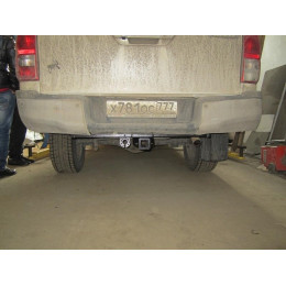 FA 0971-E Бизон Фаркоп на Toyota Hilux 2015-, JAC T6 2019-, JAC T8 2019-, JAC T8 Pro 2023-, Sollers ST6 2023-, Sollers ST8 2024- без подрезки бампера. Тип шара: E (легкосъемный шар под квадрат