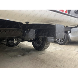 FA 0971-E Бизон Фаркоп на Toyota Hilux 2015-, JAC T6 2019-, JAC T8 2019-, JAC T8 Pro 2023-, Sollers ST6 2023-, Sollers ST8 2024- без подрезки бампера. Тип шара: E (легкосъемный шар под квадрат