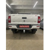 FA 0971-E Бизон Фаркоп на Toyota Hilux 2015-, JAC T6 2019-, JAC T8 2019-, JAC T8 Pro 2023-, Sollers ST6 2023-, Sollers ST8 2024- без подрезки бампера. Тип шара: E (легкосъемный шар под квадрат). Нагрузки: 3500/120 кг. Не комплектуется электрикой