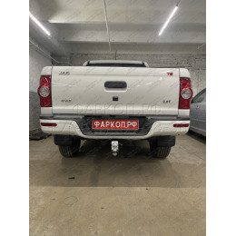 FA 0971-E Бизон Фаркоп на Toyota Hilux 2015-, JAC T6 2019-, JAC T8 2019-, JAC T8 Pro 2023-, Sollers ST6 2023-, Sollers ST8 2024- без подрезки бампера. Тип шара: E (легкосъемный шар под квадрат