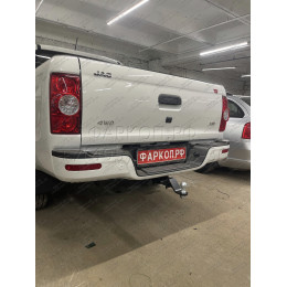 FA 0971-E Бизон Фаркоп на Toyota Hilux 2015-, JAC T6 2019-, JAC T8 2019-, JAC T8 Pro 2023-, Sollers ST6 2023-, Sollers ST8 2024- без подрезки бампера. Тип шара: E (легкосъемный шар под квадрат