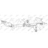 FA 0973-E Бизон Фаркоп на Honda Ridgeline 2005-2014 без подрезки бампера. Тип шара: E (легкосъемный шар под квадрат). Нагрузки: 3200/120 кг. Не комплектуется электрикой