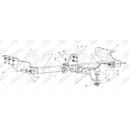 FA 0973-E Бизон Фаркоп на Honda Ridgeline 2005-2014 без подрезки бампера. Тип шара: E (легкосъемный шар под квадрат). Нагрузки: 3200/120 кг. Не комплектуется элек