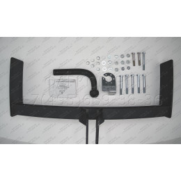 FD 05 AVTOS Фаркоп на Ford Transit фургон 1994-2000 без подрезки бампера. Тип шара: H (несъемный сварной). Нагрузки: 1200/75 кг, масса фаркопа 16 кг (без электрики 