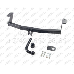 H.T51.A HALTY Фаркоп на Toyota Funcargo 2WD 1999-2005, Toyota Yaris Verso 1999-2005. Возможно потребуется подрезка бампера. Тип шара: A. Нагрузки: 500/50 кг, масса фаркопа 12,2 кг