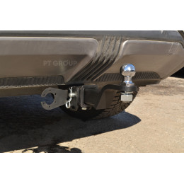 GEA-23-991122.00 PT GROUP Фаркоп на Geely Atlas 2024-. Необходима подрезка бампера. Тип шара: E (легкосъемный шар под квадрат). Нагрузки: 1200/50 кг, масса фаркопа 20 