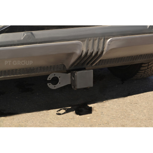 GEA-23-991122.00 PT GROUP Фаркоп на Geely Atlas 2024-. Необходима подрезка бампера. Тип шара: E (легкосъемный шар под квадрат). Нагрузки: 1200/50 кг, масса фаркопа 20 кг (без электрики в комплекте)