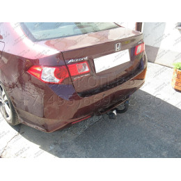 H-039 STEINHOF Фаркоп на Honda Accord седан 07/2008-2015. Требуется подрезка бампера. Тип шара: AH (горизонтальное быстросъемное крепление шара на ключе). Нагр