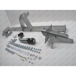 H036A GALIA Полностью оцинкованный фаркоп на Hyundai Elantra седан/хетчбек 2000-2006. Тип шара: A. Подрезка бампера. Нагрузки: 1400/65 кг, масса фаркопа 16 кг